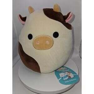 Flipamallows Melly Milk and Ronnie Cow 8 inch Reversible Plush NWT